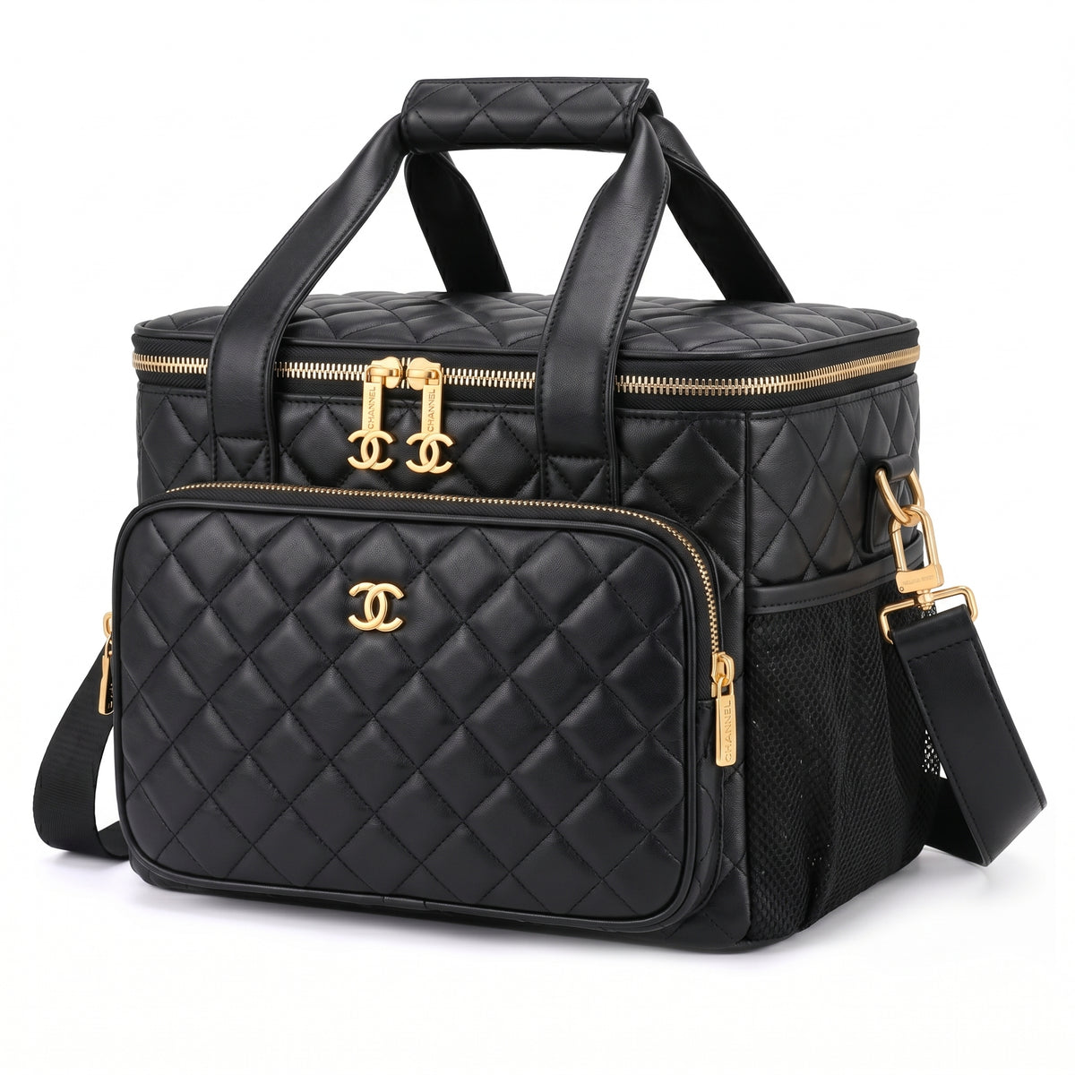 The Nomad Lunch Bag – Quilted Onyx